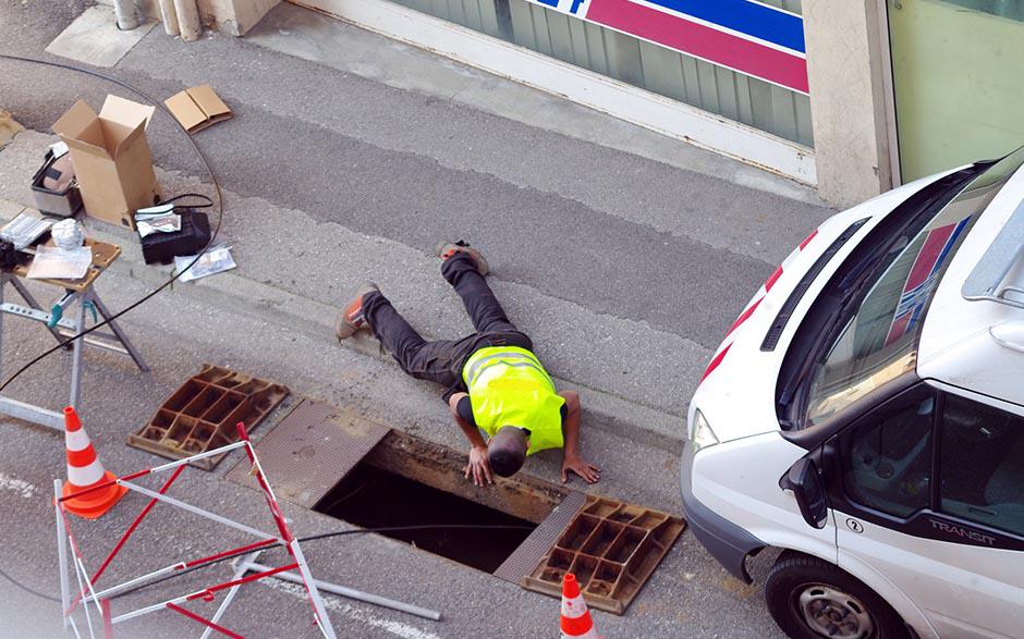 déboucher une canalisation d'eaux usées Courtry
